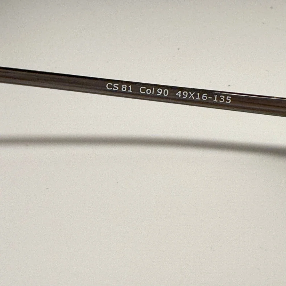 City Slickers CS 81 Grey Marble Rectangular Eyeglass Frames 49-16-135 Col 90